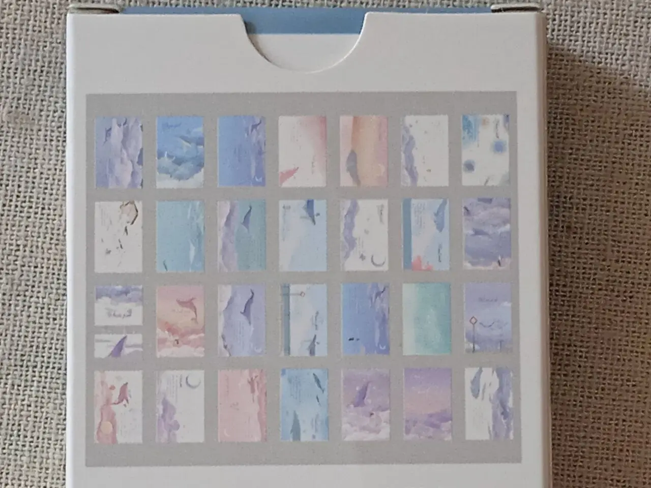 

52mmx80mm sea whale paper lomo card(1pack=28pieces)