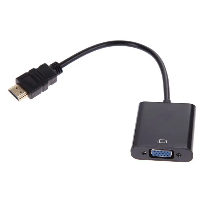 1080P Micro-HDMI/Mini HDMI/HDMI в VGA конвертер адаптер с о-видео кабелем черный | Электроника