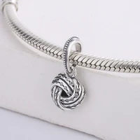 925 sterling silver cz transparent zircon surround heart pendant charm bracelet fashion jewelry diy making for original pandora