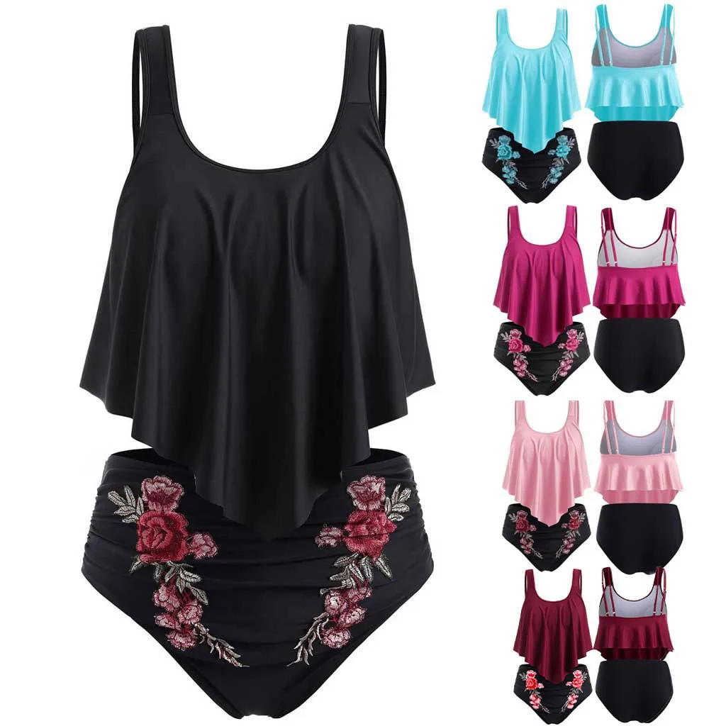 Женские бикини с высокой талией 2020 Шорты для плавания купальный костюм женские