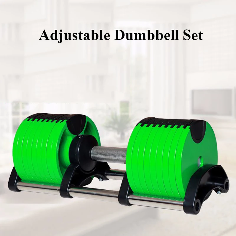 

Home training equipment stainless steel gym professional color chassis automatic adjustment dumbbells