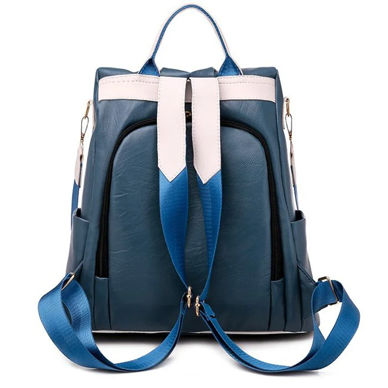 Бренд 2020 Новый Популярный мягкий Однотонный женский рюкзак Противокражные