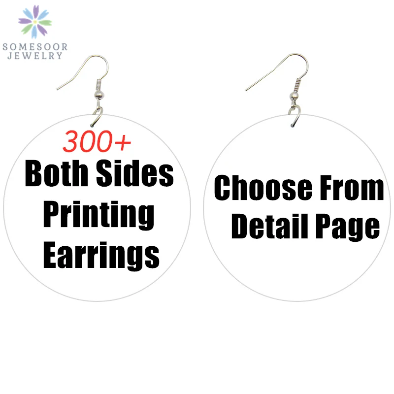 SOMESOOR персонализированные выбранные африканские деревянные висячие серьги