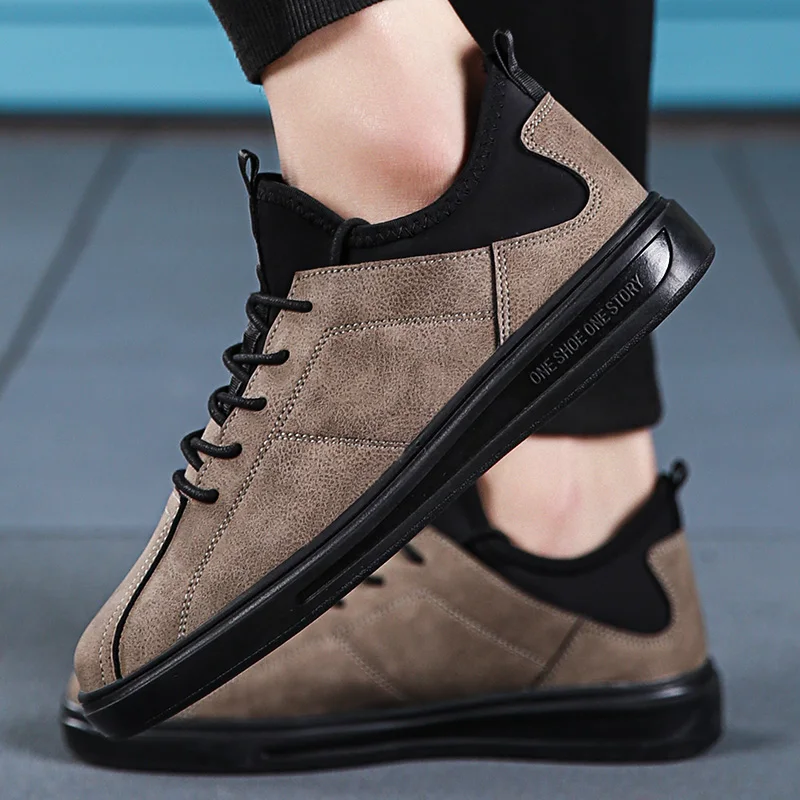 zapatillas Tenis Masculino 2020 Men Tennis Shoes Breathable leather Sneakers Comfortable Walking Footwear Male Sport cheap | Спорт и