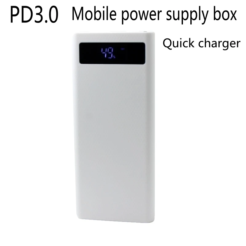 PD3.0 Быстрая зарядка QC3.0 блок питания для мобильного телефона 8 комплектов 18650