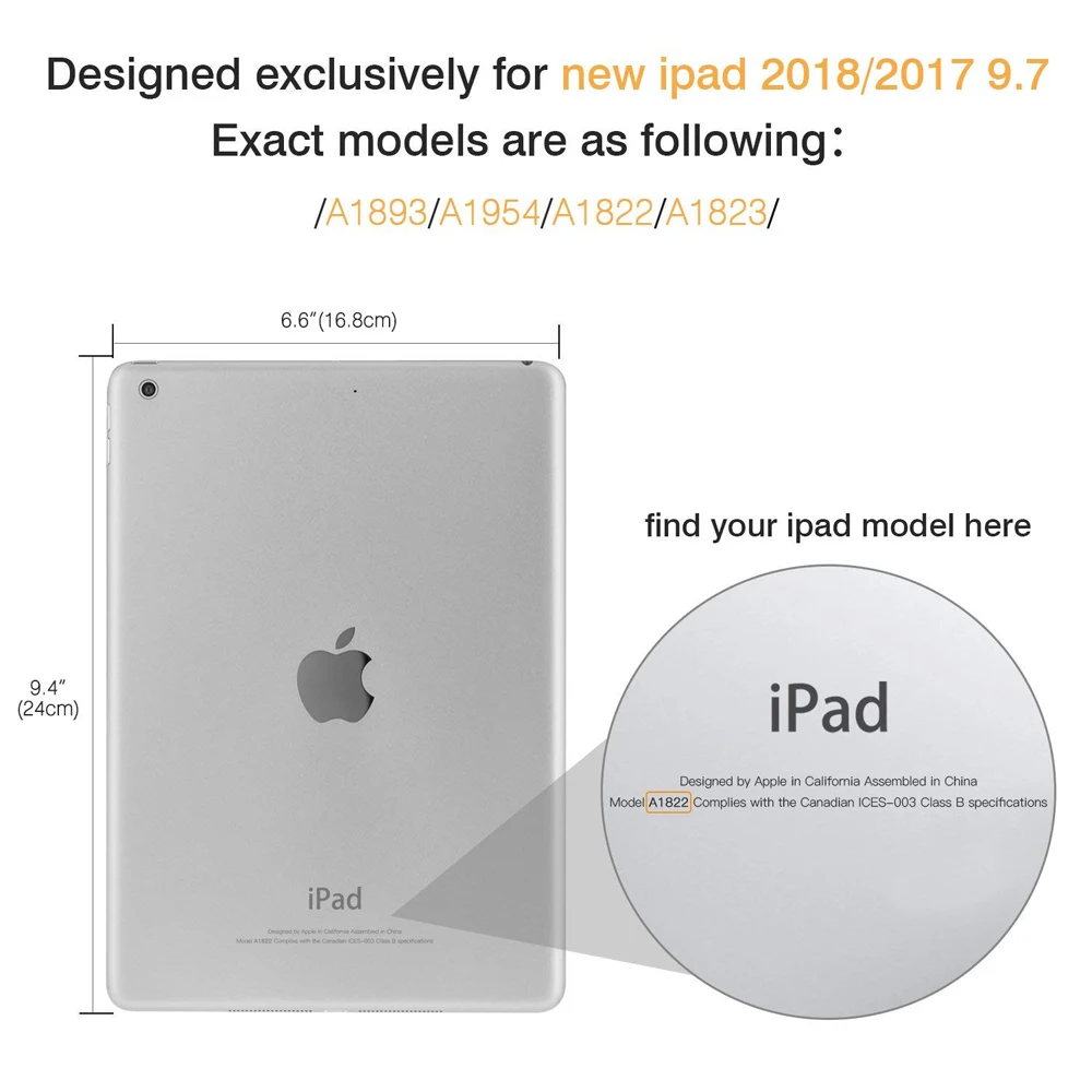 Полный защитный чехол для iPad 9 7 2018 6th 2017 5th Generation дети Безопасный противоударный