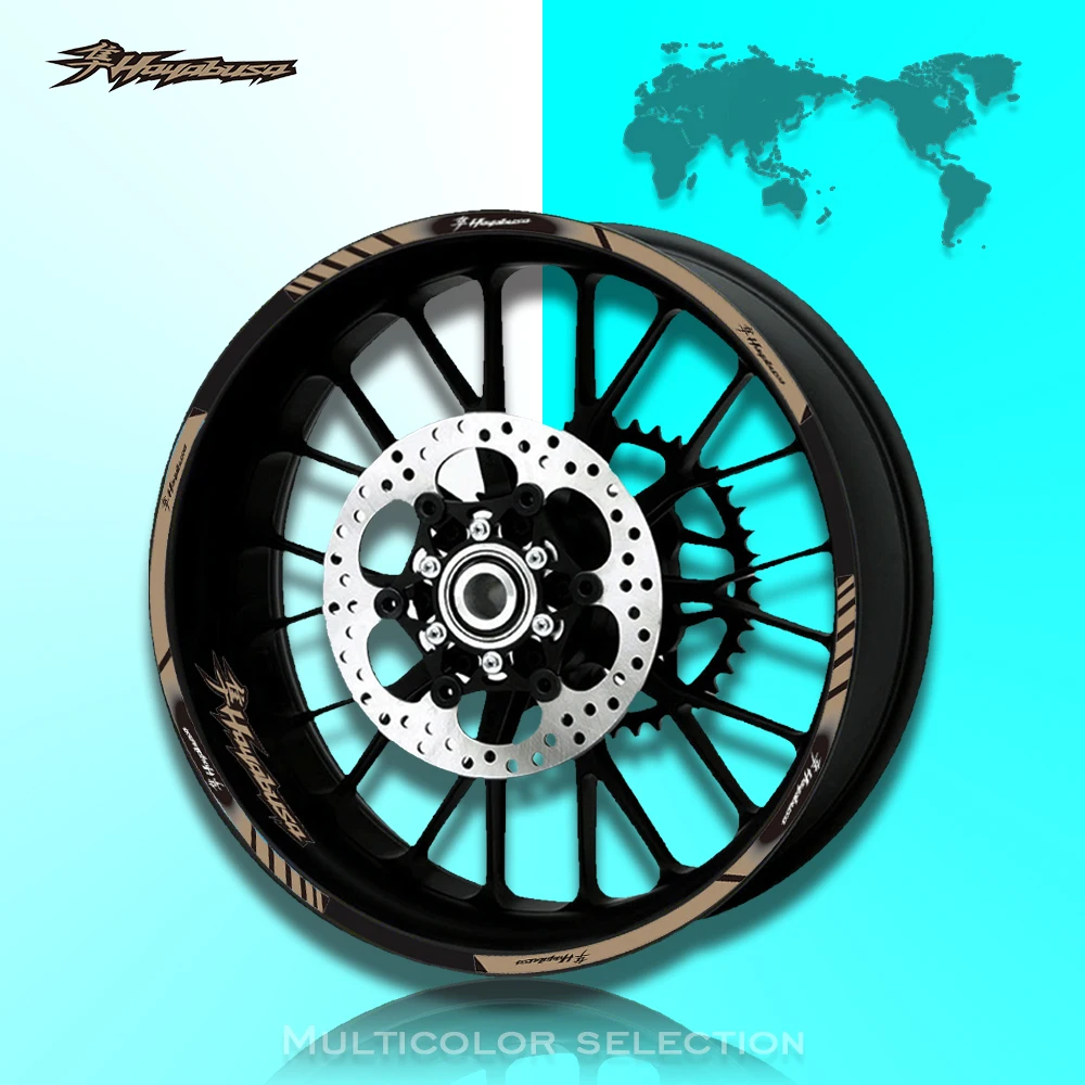 12 X Толстые края внешний обод наклейка полоса колеса наклейки подходит для SUZUKI