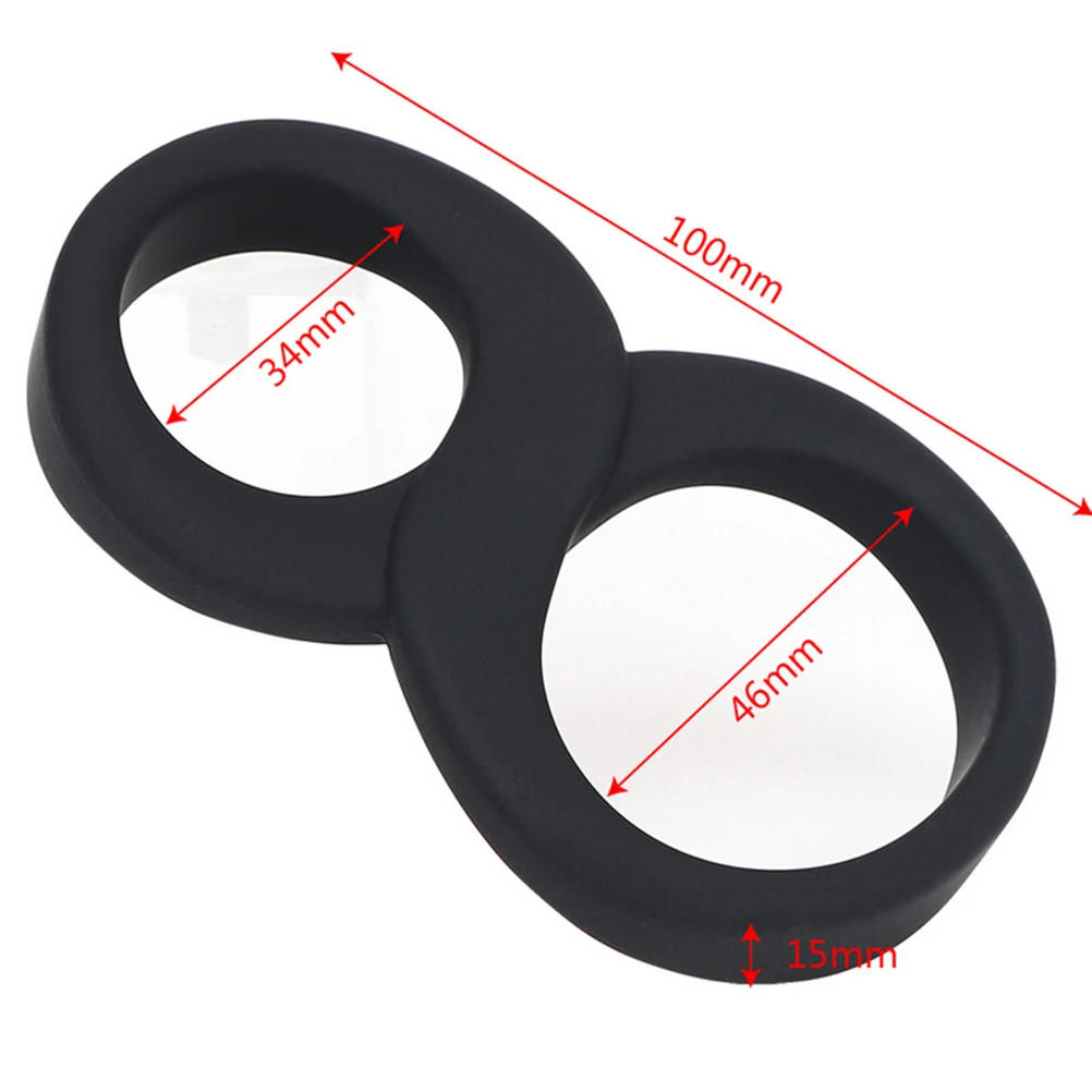 Силиконовое кольцо для пениса задержки мужской вязки мошонки петух секс игрушки
