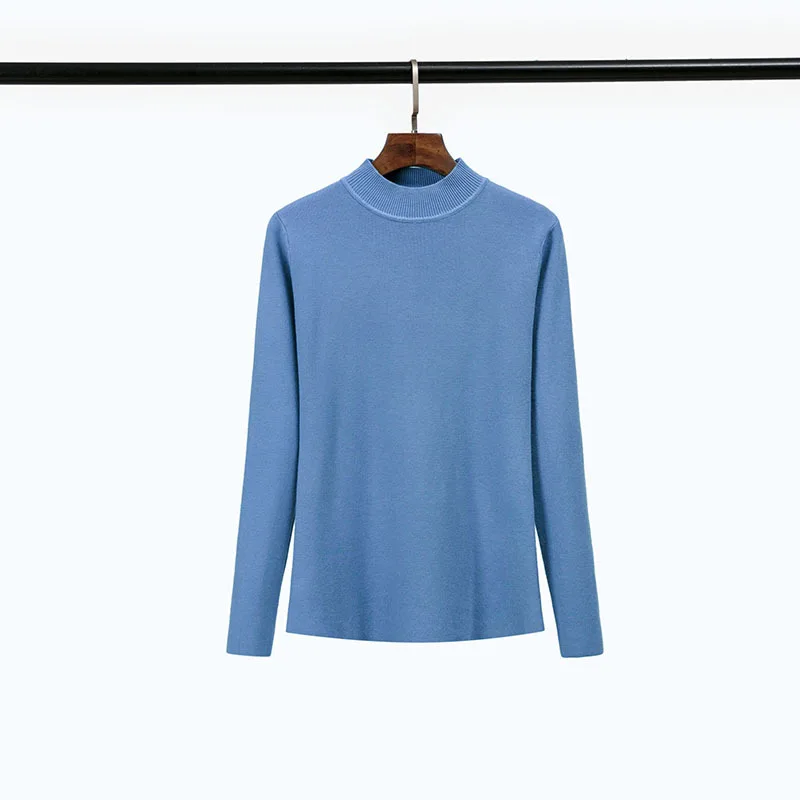 

Sweater Woman new autumn and winter long sleeves with a slim bottom blouse half turtleneck sweater SBB325-SBB328