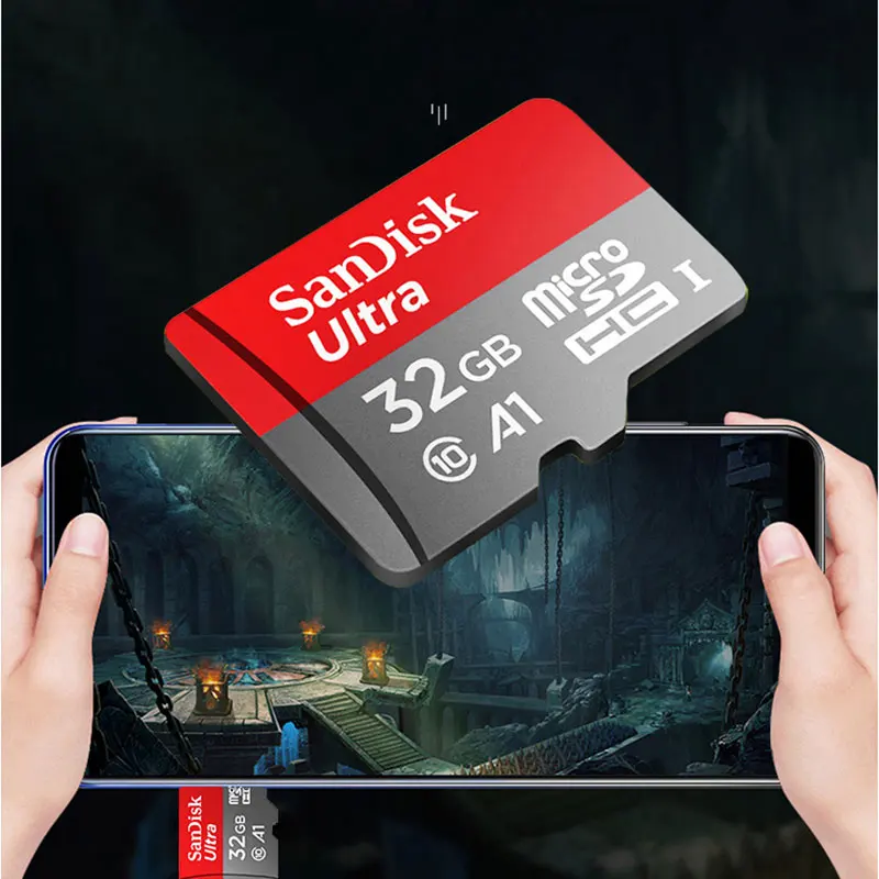 Sandisk Ultra Micro SD карта 128 ГБ 32 64 256 16 8 200 400 гб|Аксессуары для демонстрационных стендов| |