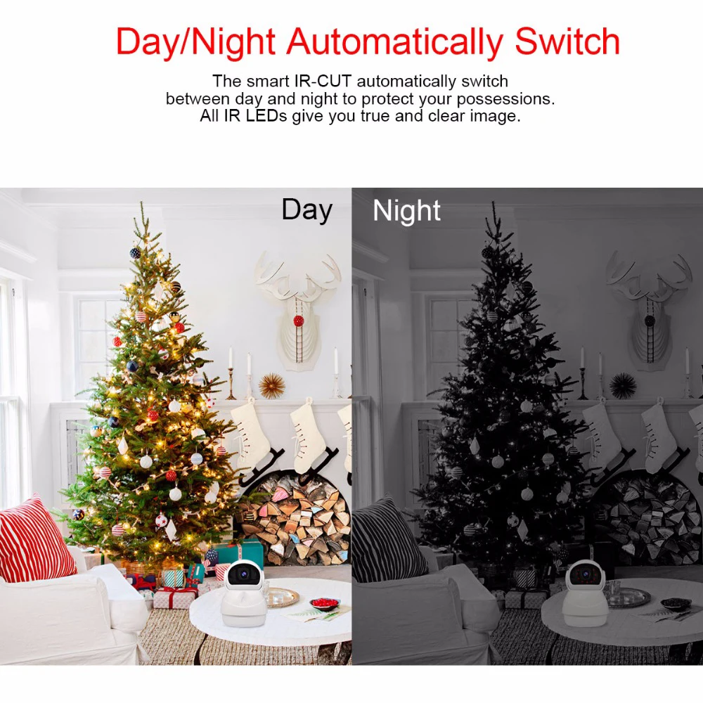 WiFi Беспроводная IP 1080P HD CCTV с функцией ночного видения интеллектуальная камера