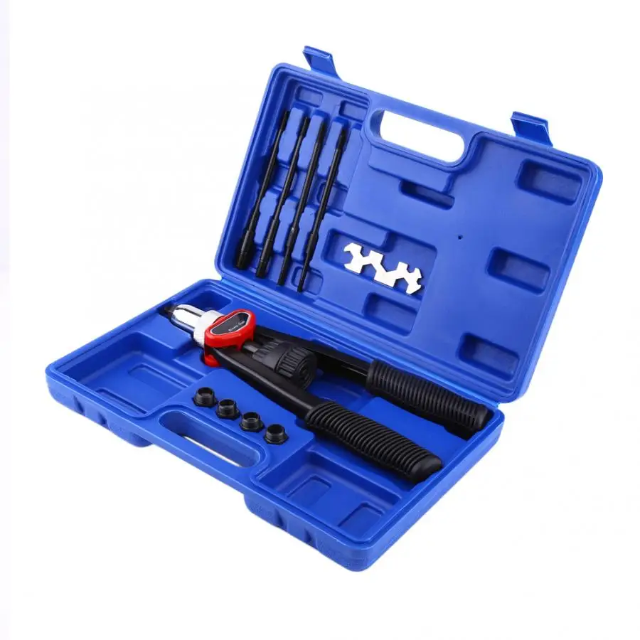 Набор ручных гаек/клепальных заклепок с наконечниками 5 мм 6 8 10 12 заклепочный инструмент высокого