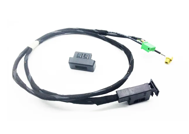 USB адаптер интерфейса OEM AMI AUX музыкальный кабель для AUDI A4 A5 A6 Q5 Q7 4F0 035 727|Кабели