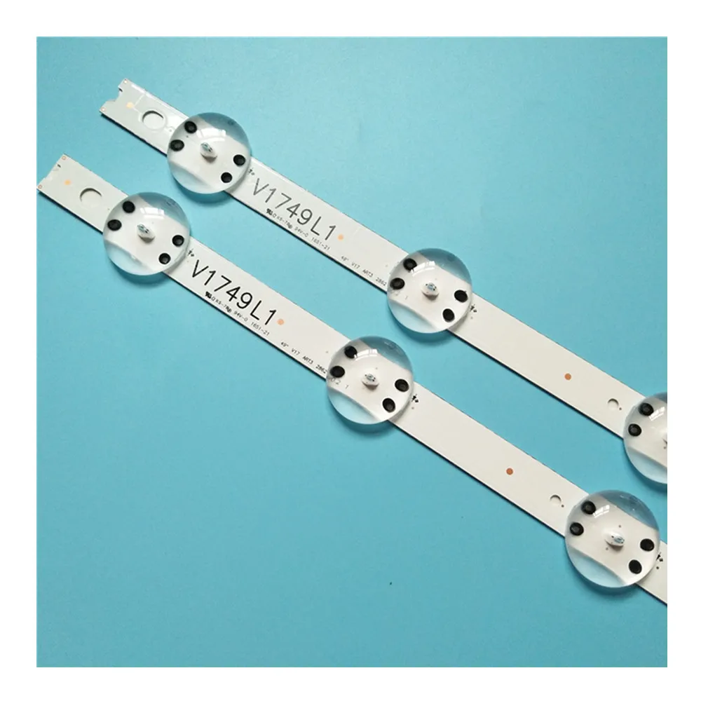 

LED TV Illumination Part Replacement For LG 49LV640S-DB 49LV640S-SB -TB -UB -ZB LED Bar Backlight Strip Line Ruler V1749L1 2862A