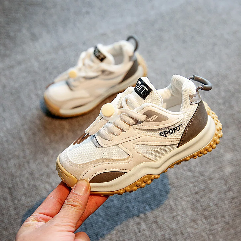 

Spring Winter Children Sports Shoes High-quality Kid Sneakers Durable Warm With Anti-slip Waterproof Mountaineer Jogging