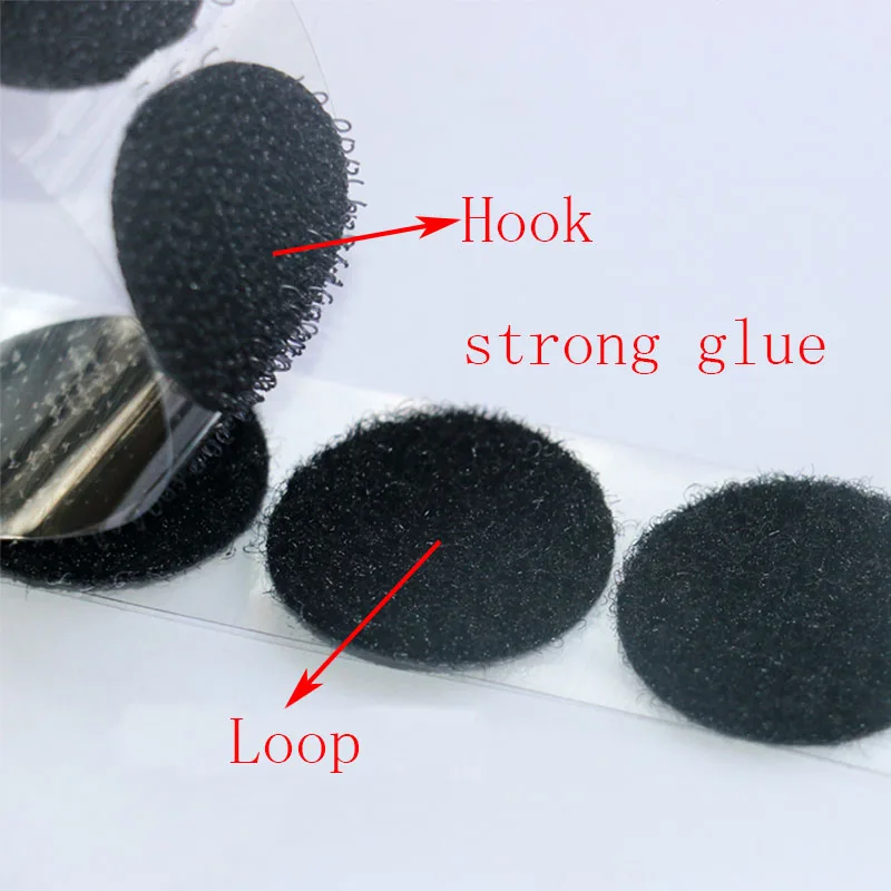 200 пар волшебных самоклеящихся кнопок в горошек нейлоновые эластичные застежки