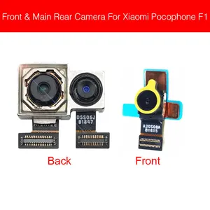 5piecefor xiaomi mi pocophone poco f1 main back big and facing small camera flex cable front rear camera module free global shipping