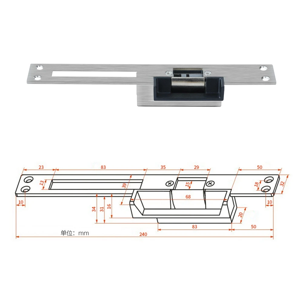 Ysecu с функцией автоматического запирания безопасный Электрический ударов