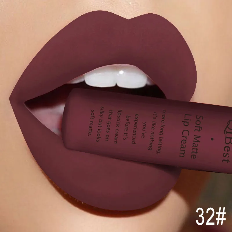 42 Colors Waterproof Liquid Lip Gloss Metallic Matte Lipstick For Lips Cosmetic Sexy Batom Mate Lip Tint Makeup Lasting Lipgloss