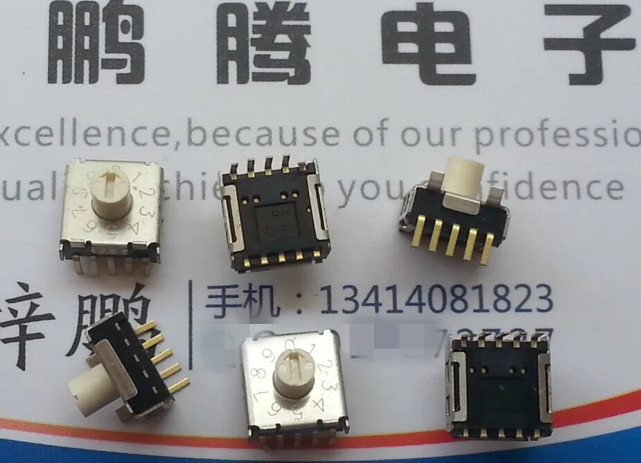 1 шт. Тайвань Yuanda DIP R7A4H-10RA 0-9/10-bit переключатель кодирования поворотного циферблата