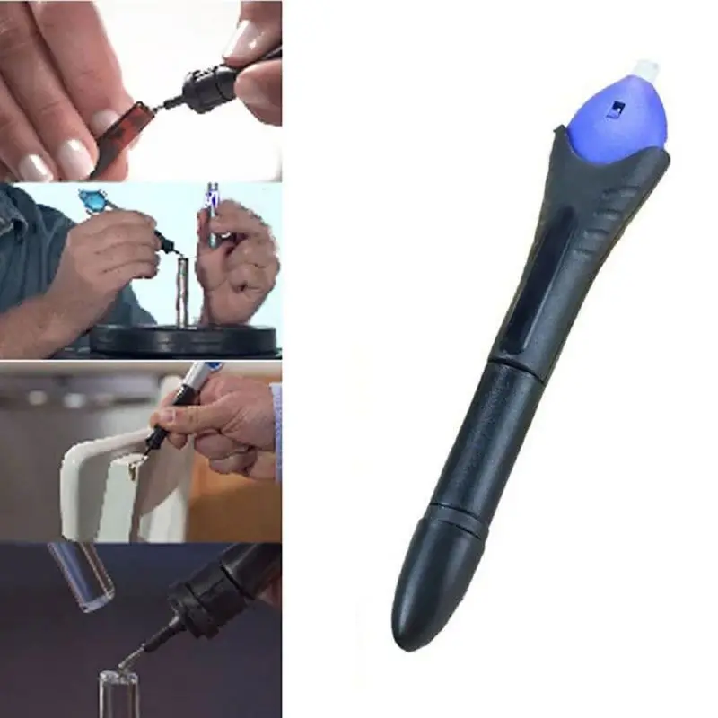 

Universal Glue Stick 5 Second Fix Drying Repair Tools Glue Super Powered Liquid Plastic Welding Compound With UV Light Laser New