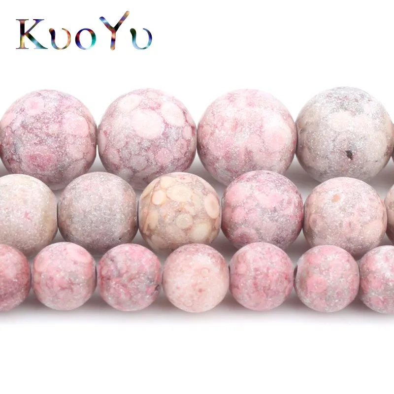 Матовый фиолетовый красный дождевой камень жасперы бусины круглые свободные