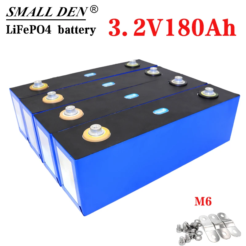 

4PCS 3.2V 161A 180A Lifepo4 battery pack 12V 24V solar storage RV golf cart large capacity lithium iron phosphate battery