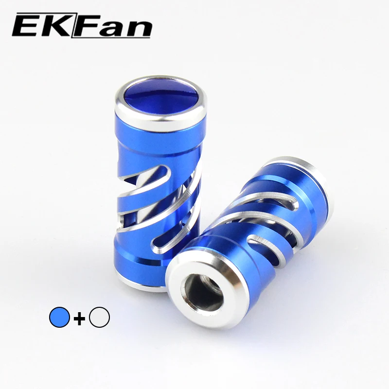 EKFan 2 Stück/Set Angelrollen-Griffknopf aus Aluminiumlegierung für DAI&SHI Baitcasting-Rollen, modifizierte Teile ohne Lager – Detail 5