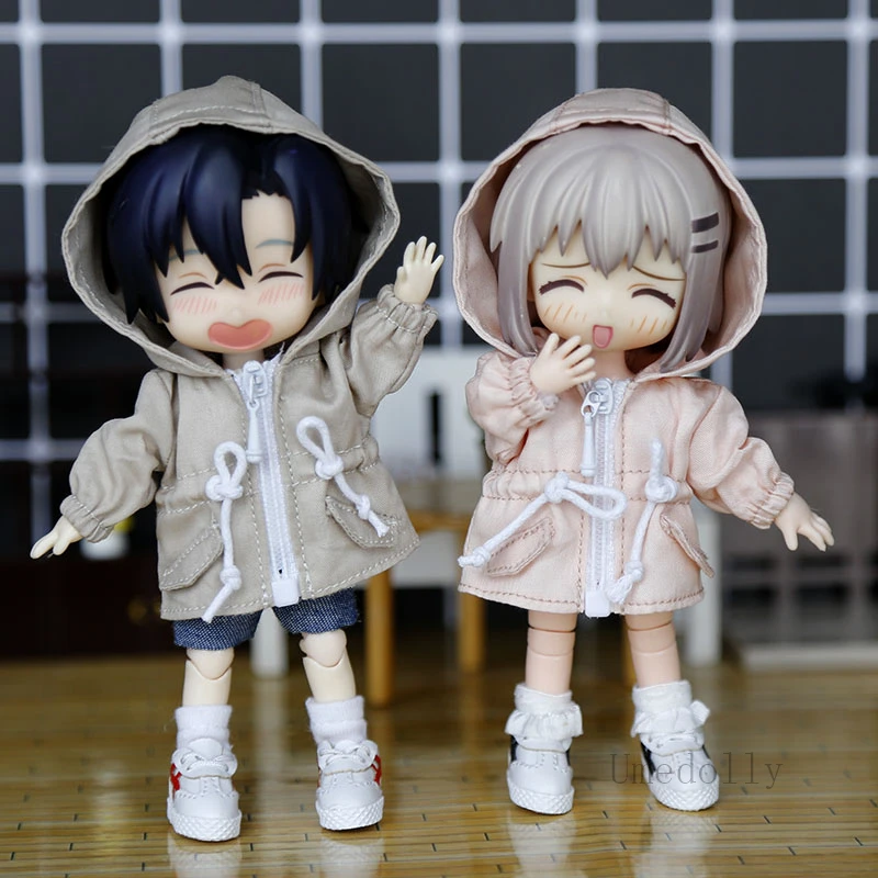 Плащ для куклы Obitsu 11 на молнии 1 шт.|Куклы| |