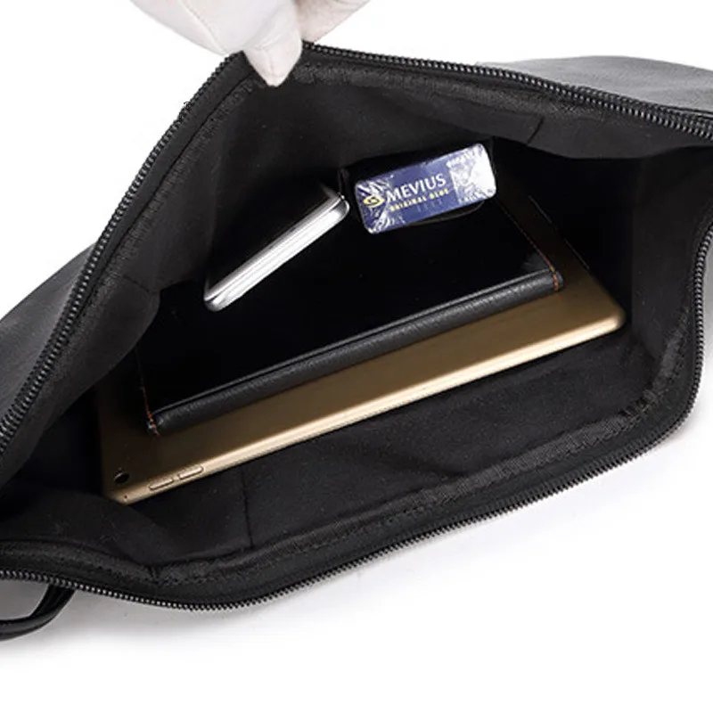 Мужская классическая черная сумка через плечо Hobos из мягкой искусственной кожи