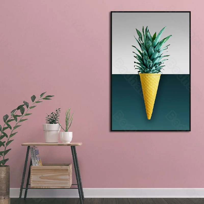 Декор в скандинавском стиле домашняя гостиная бескаркасная холщовая Триптих