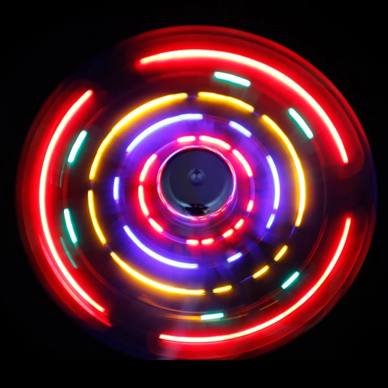 

M5TE Flexible Soft Blade Colorful LED Light Flash USB Fan Cooling For Notebook Laptop
