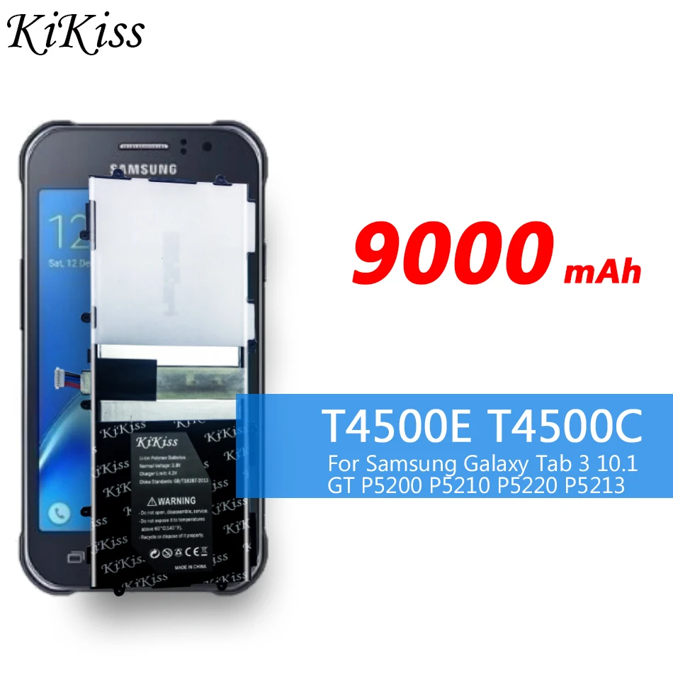Аккумулятор большой мощности 9000 мАч для samsung Galaxy Tab 3 10 1 GT P5200 P5210 P5220 P5213 T4500E T4500C