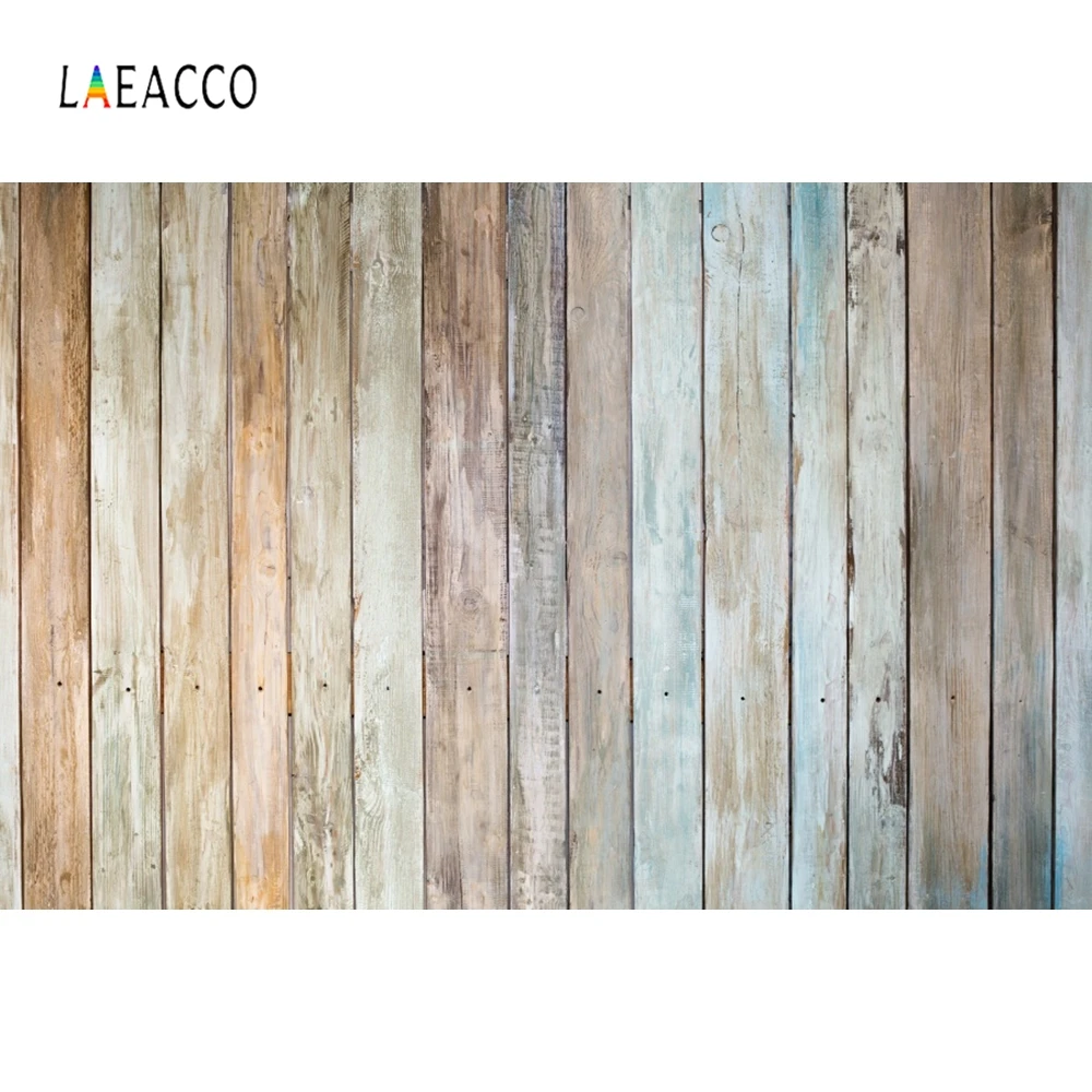 Фотофон Laeacco со старой деревянной доской с текстурой досок для портретной