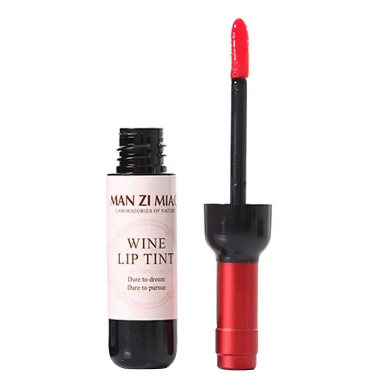 

2018 Korean Waterproof Wine Red Shape Lip Tint Baby Pink Lip For Women Batom Makeup Liquid Lipstick Lipgloss Cosmetic