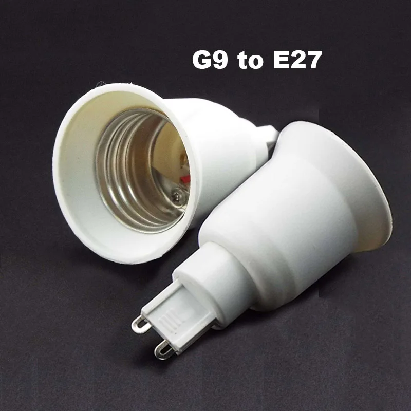 

G9 to E27 Socket Base Halogen CFL Light Bulb Lamp Adapter Converter Holder Durable Lighting Accessories Lamp Holder Converters