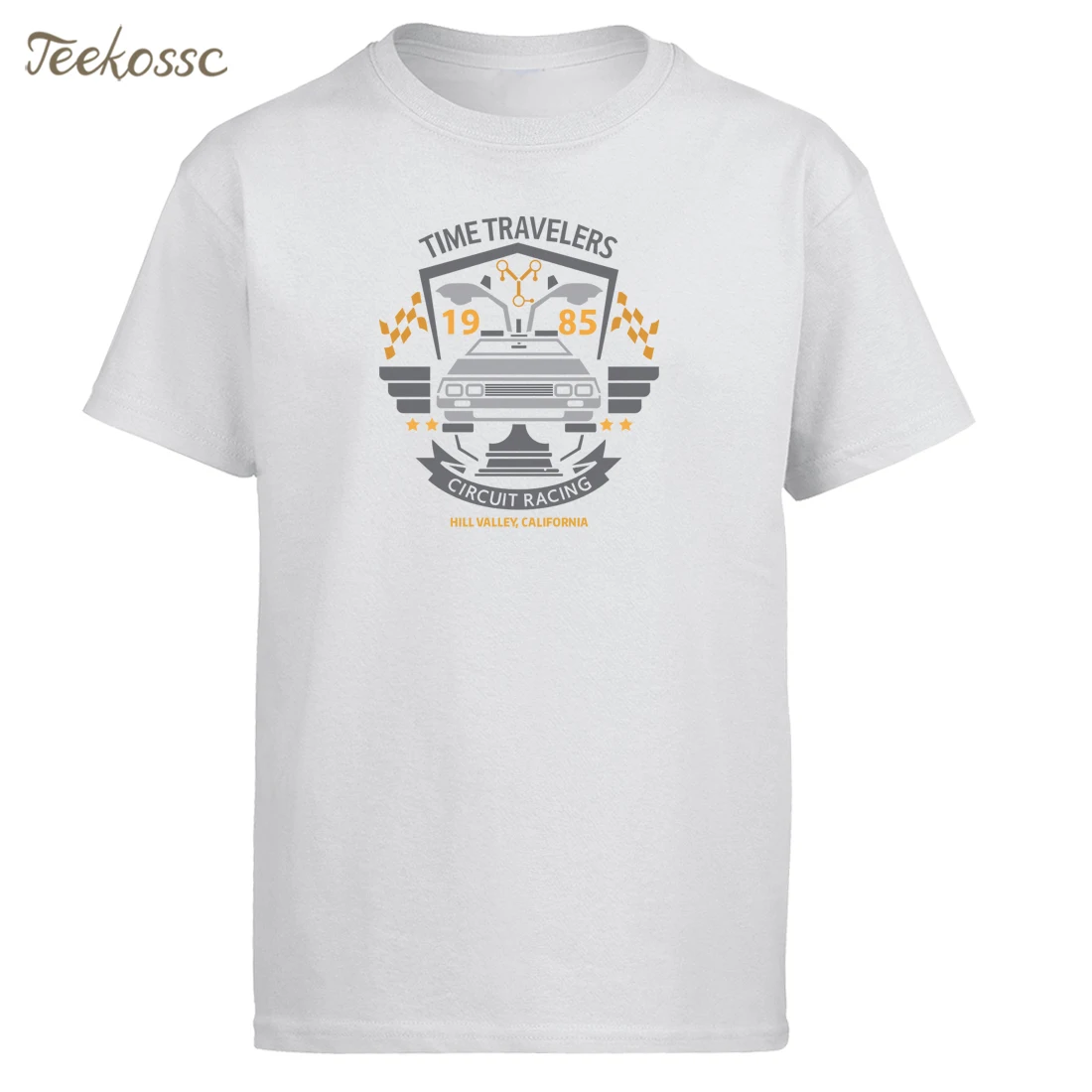 Мужская футболка с принтом Назад в будущее классические футболки из сериала