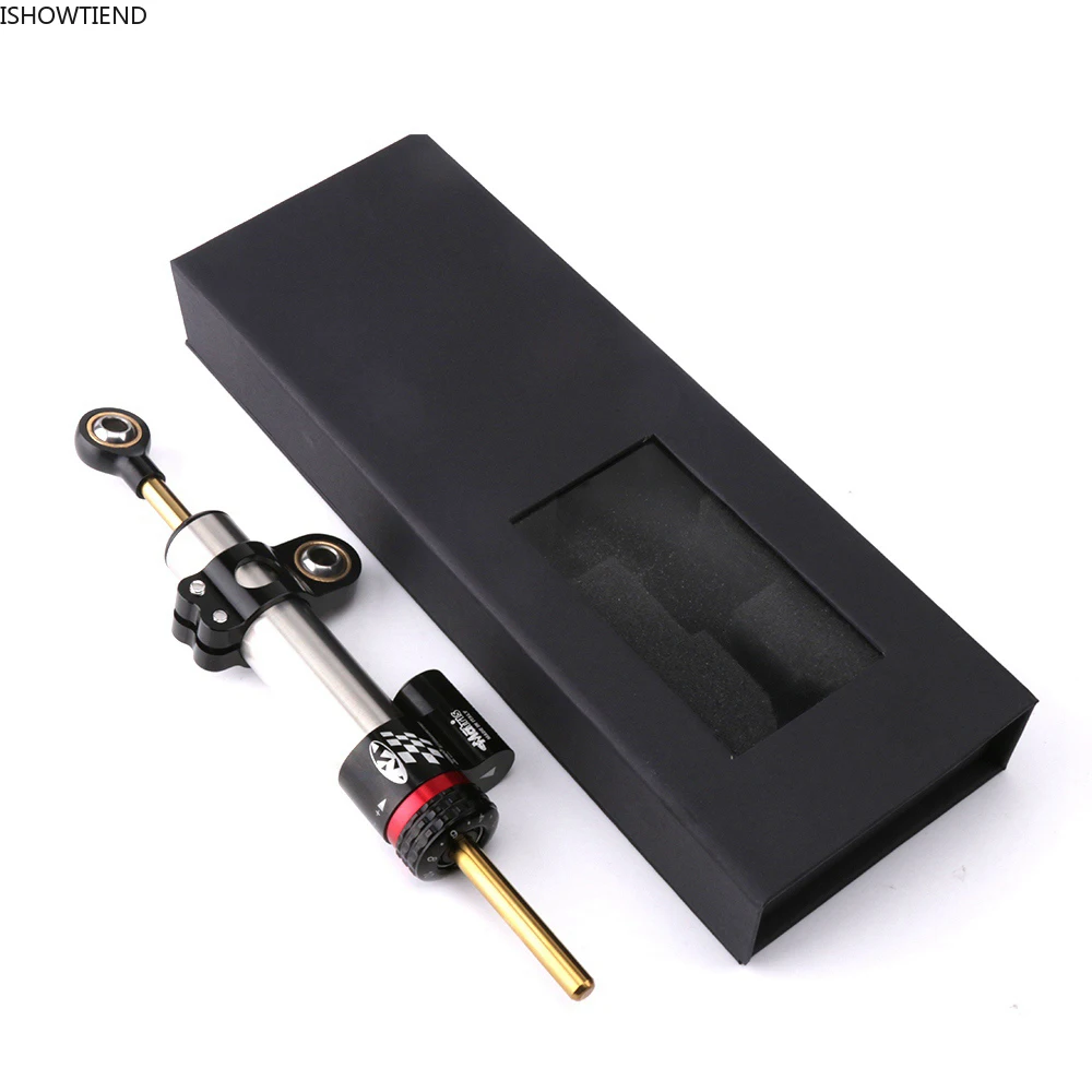 

Universal Motorcycle Scooter Steering Damper Stabilizer Bracket Mount CNC Adjustable Handlebar Steering Wheel Stabilizers Yamaha