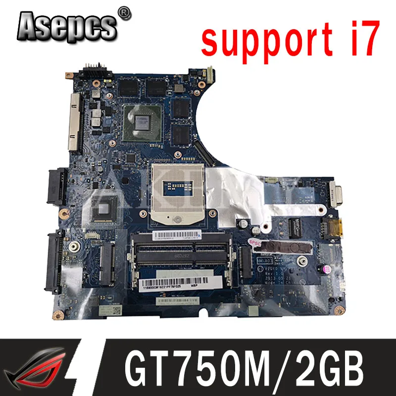 Оригинальная материнская плата для ноутбука For Lenovo Y410P GT750M 2 Гб VIQY0 NM-A031