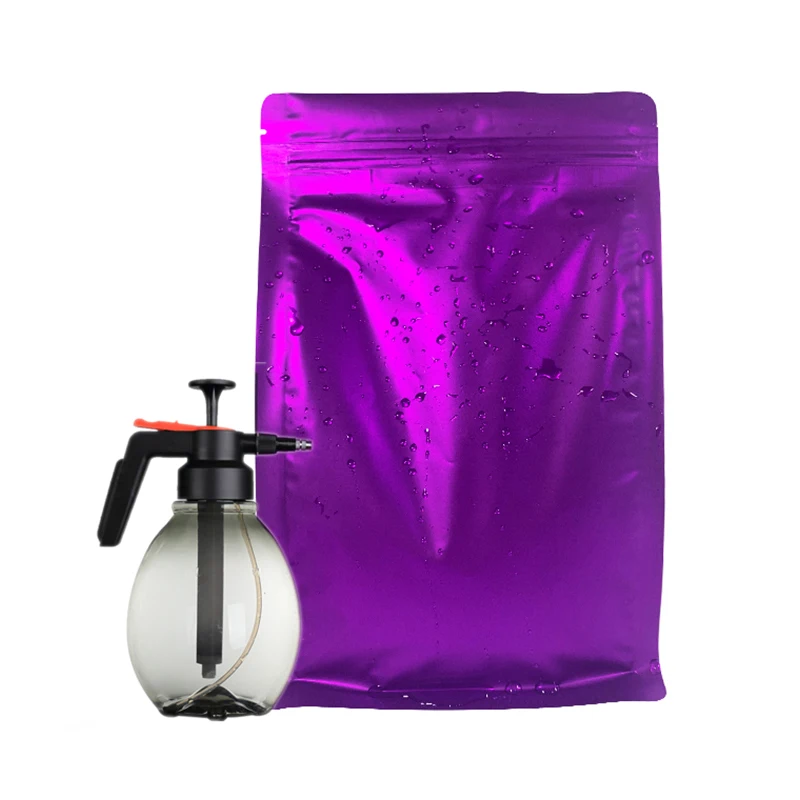 Сумка из алюминиевой фольги с замком на молнии для органа восьмисторонняя