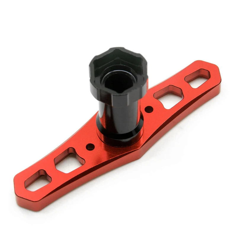 

17mm Hub Socket Wrench Tires Wheel Nut Sleeve Tyre Disassemble Spanner Tool for 1/8 RC Model Car Truck Repair Tools