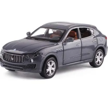 B 1:32 Maserati Levante SUV сплав Игрушечная модель транспортных средств с откатной спинкой шесть открытых дверей детская Подарочная Коллекция - Цвет: B