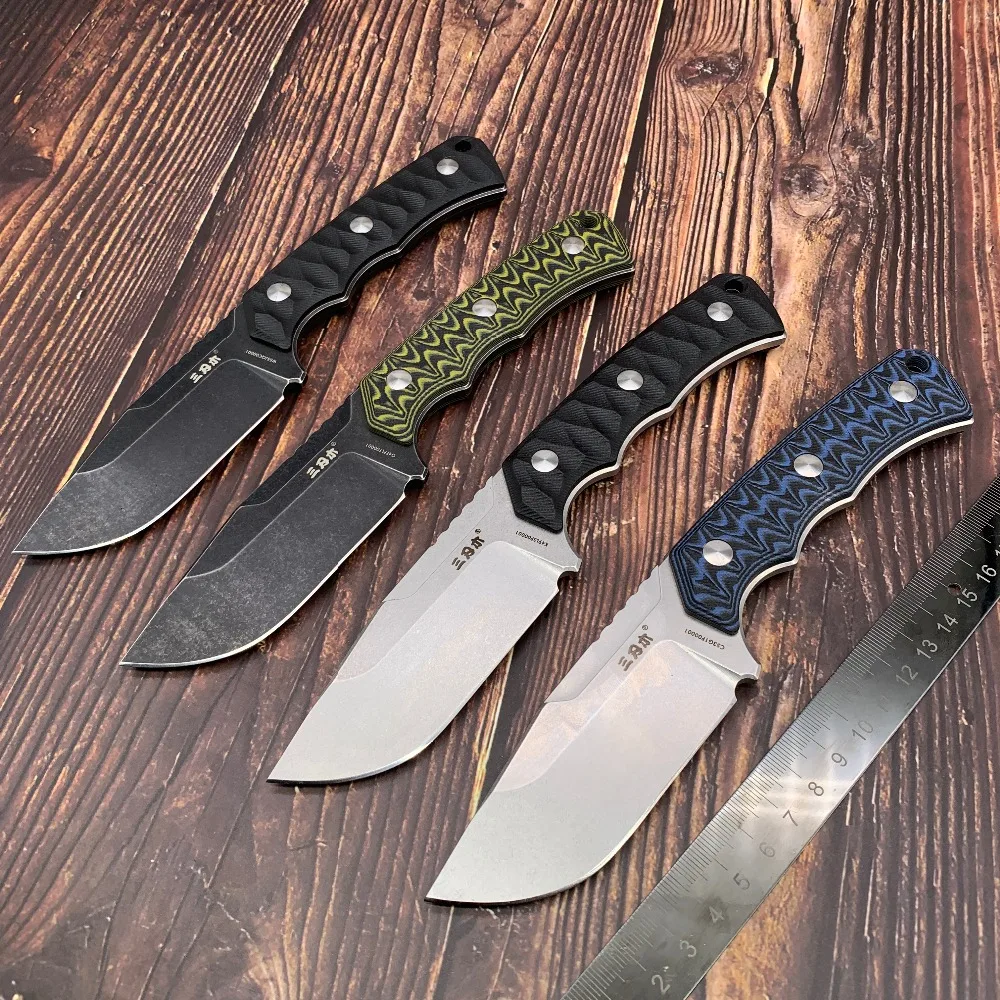 Нож SANRENMU S738 с фиксированным лезвием тактический охотничий Клинок K оболочкой и