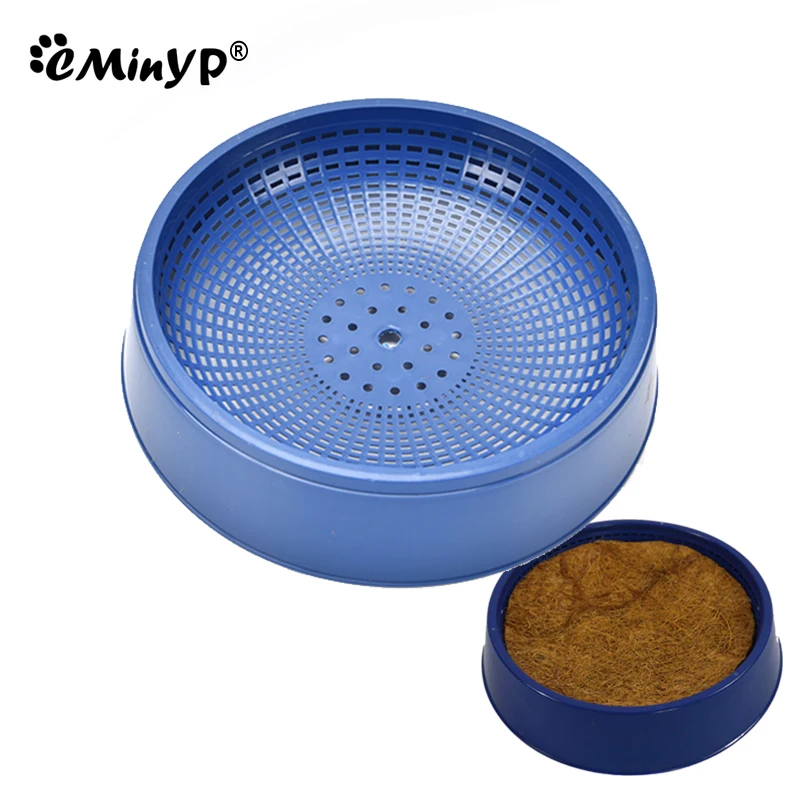 

Bird Breeding Nest Pigeon Hatching Box Plastic Bird Nesting Bowls Outdoor Decoration Ornament for Doves Quails Parrot Pet Bird