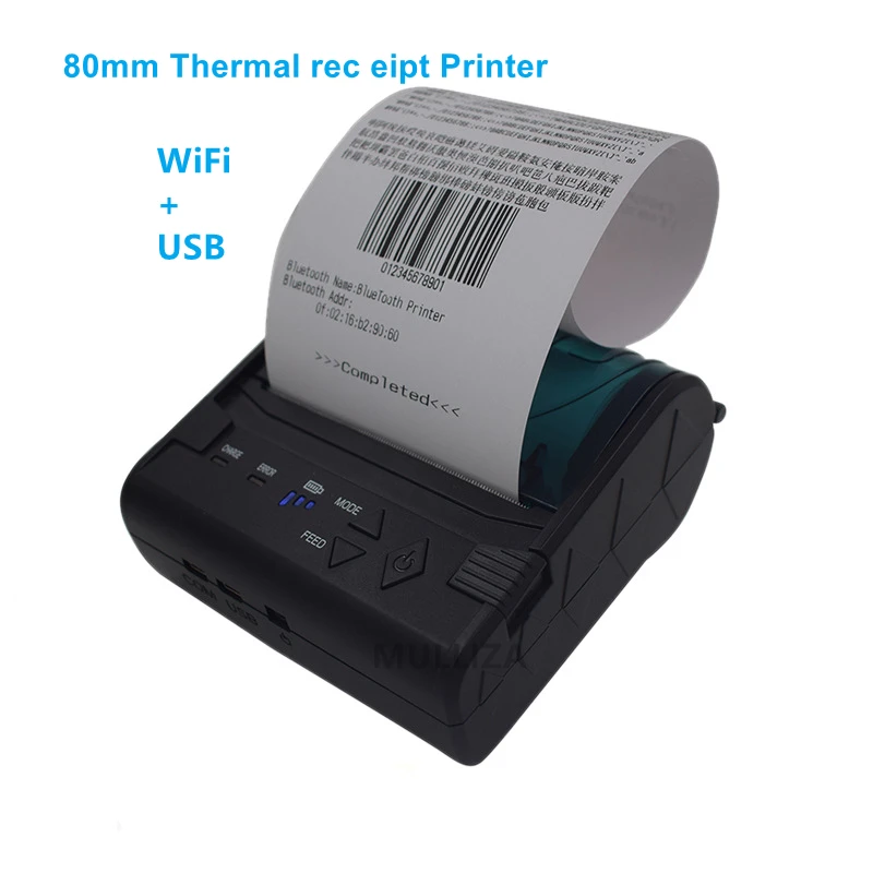 

USB 80mm Thermal Receipt Printer Portable Bill Printer for Android IOS Windows ESC/POS Terminal
