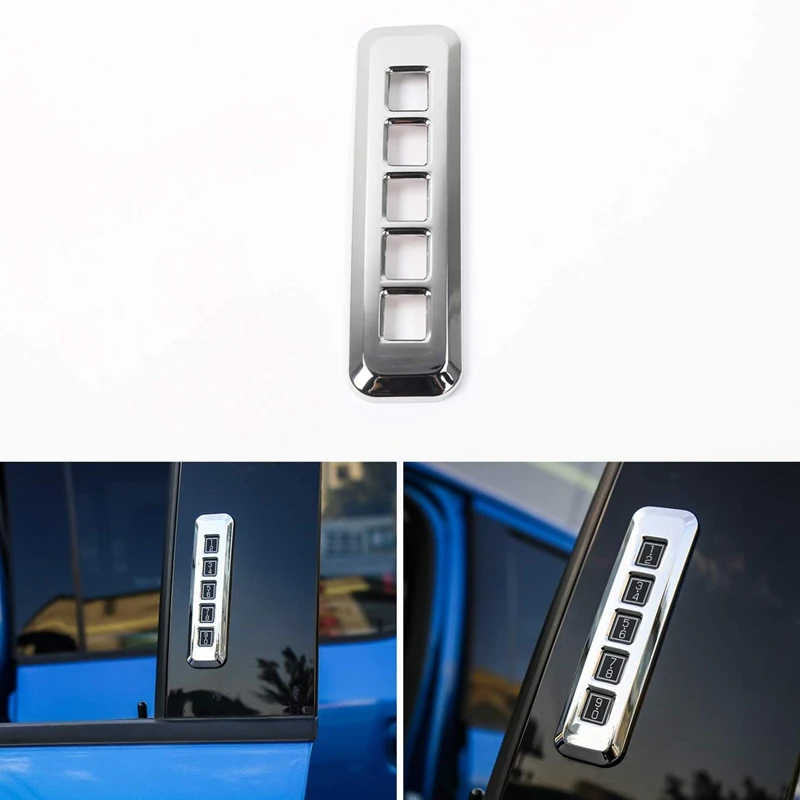 Замок двери пароль Кнопка столб пост клавиатура отделка для Ford F150 2014 2017|Наклейки