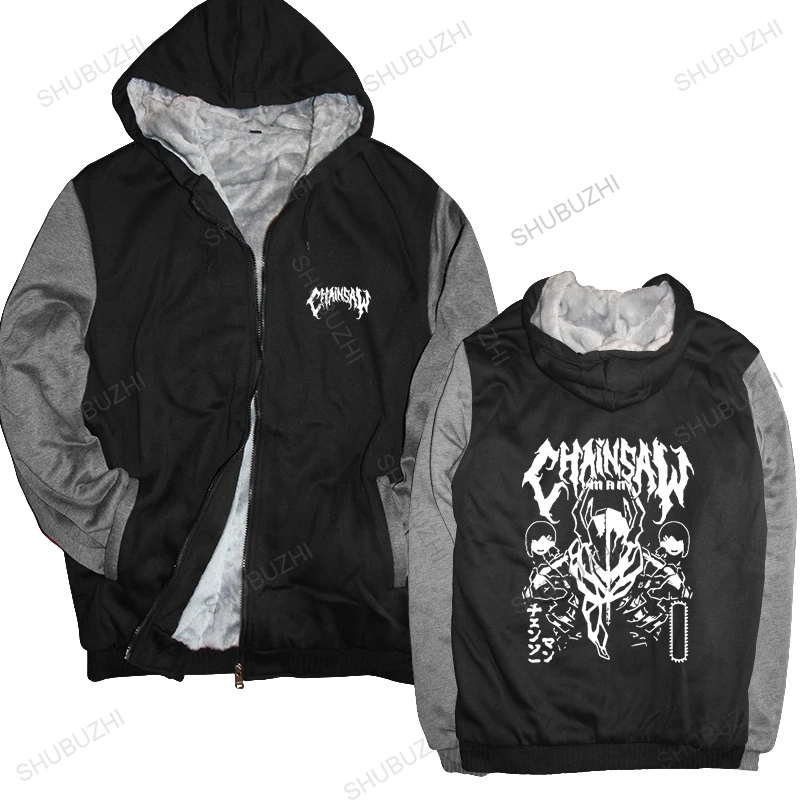 

shubuzhi Manga Style hoodie Chainsaw Man Print hoody winter Men Women Shrink-proof thick hoody hoodie Couples thick hoody