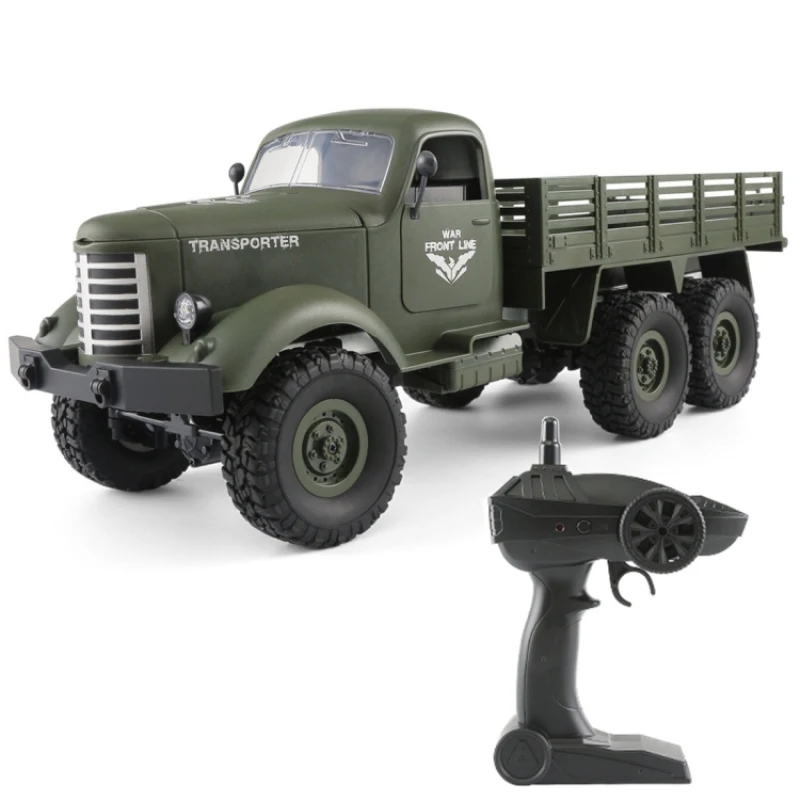 1:16 6WD внедорожный автомобиль военный грузовик открытый альпинистский LDE свет