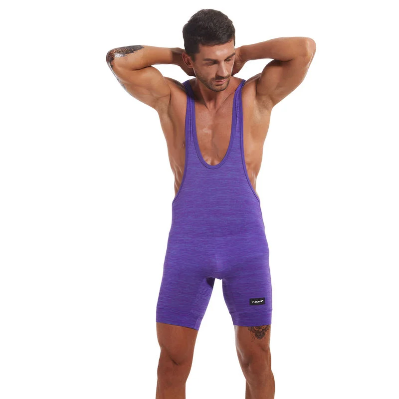 Мужские майки нижнее белье борьба из джерсовой ткани детский комбинезон