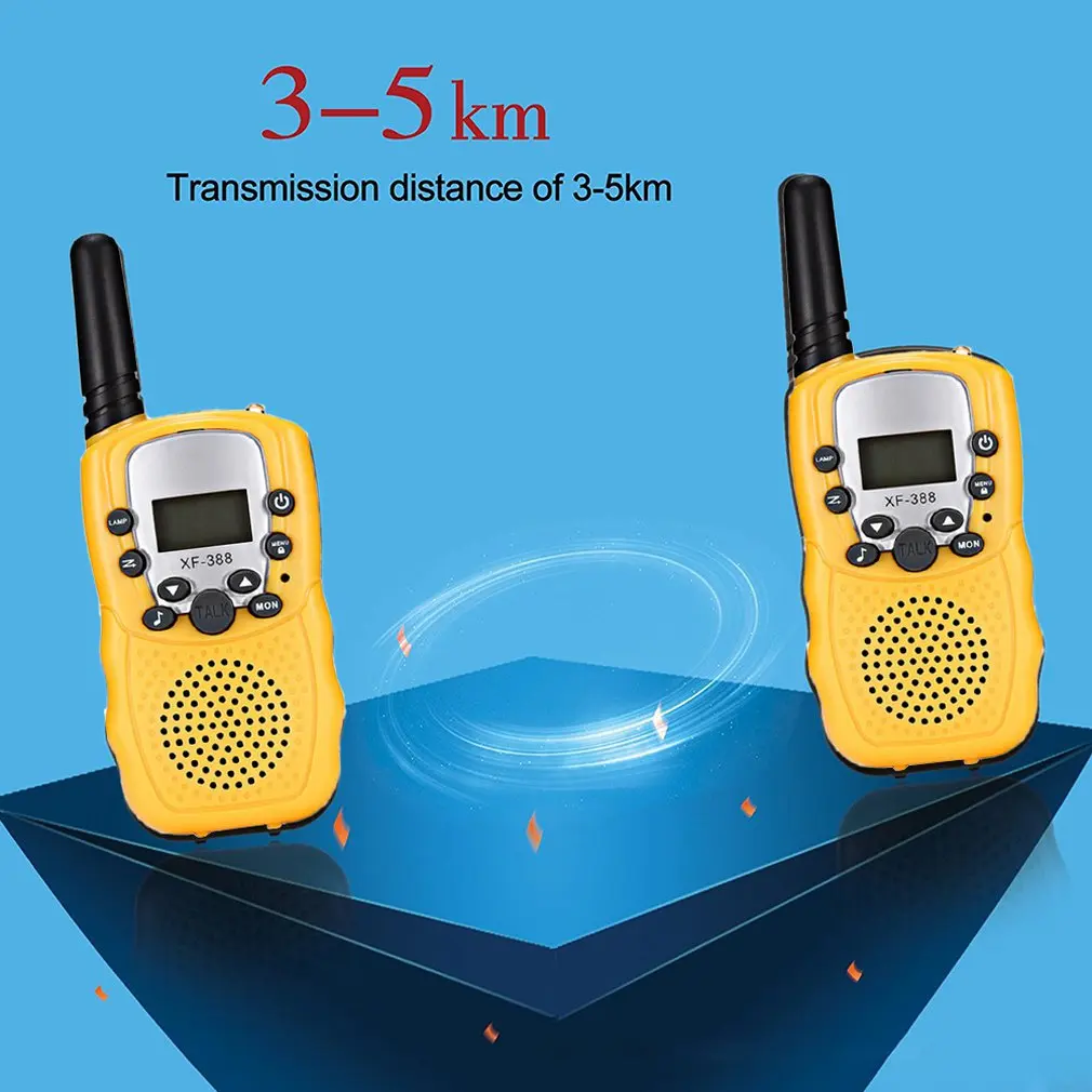 Мини дети иди и болтай Walkie Talkie s игрушка ребенок электронный радио голосовой
